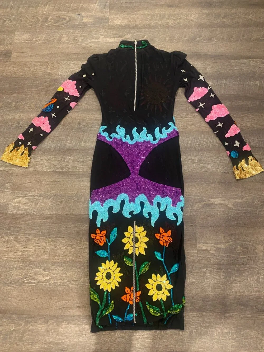Brand New DI$COUNT UNIVERSE "In The Stars" Midi Dress - Picture 3 of 4
